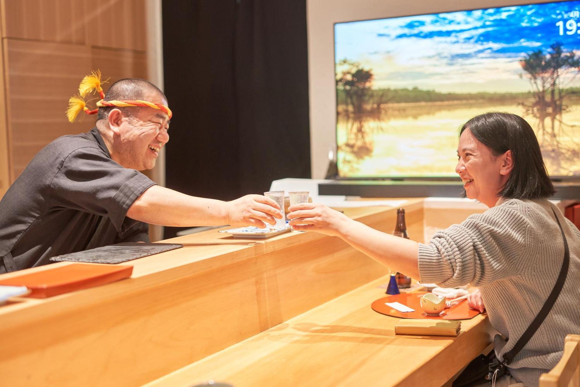Hotel 泊まる寿司屋一力 Sushi House à Itoshima Extérieur photo